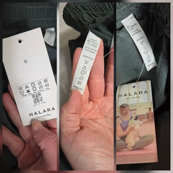 Halara Grey Gray Lightweight Joggers Sz. Sm. NWT FLAWED - Picture 5 of 5